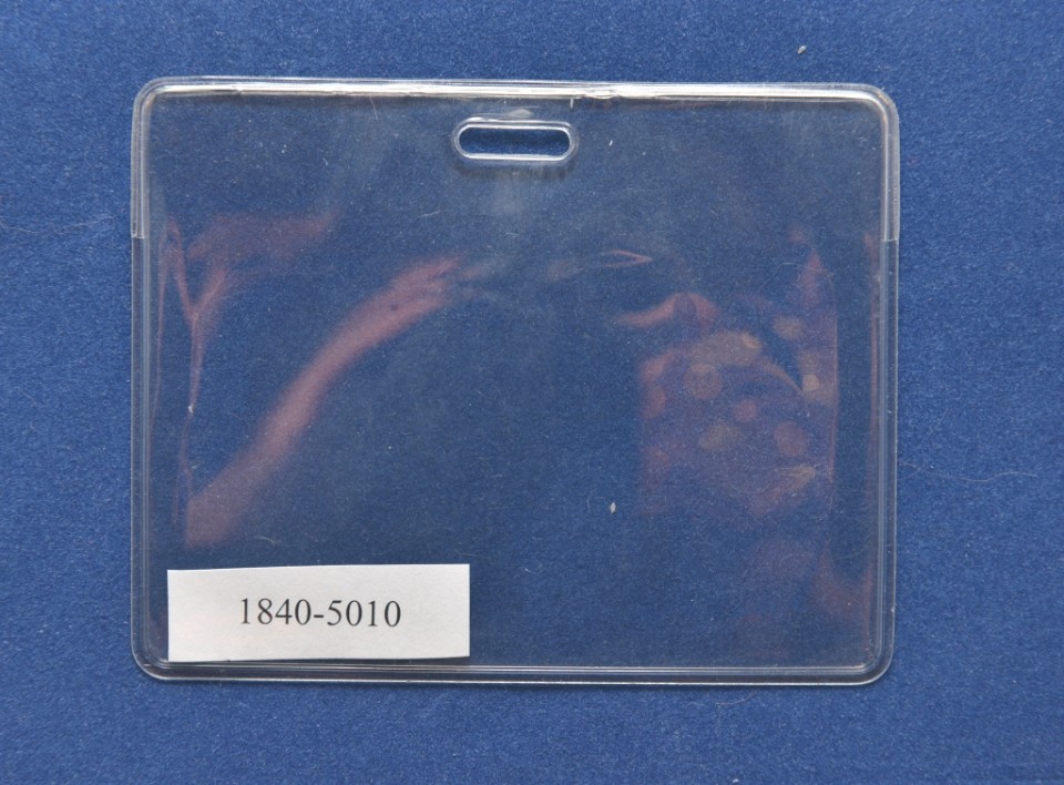 Кармашек для бейджа без крепления горизонтальный (92х62) 1840-5010/CP