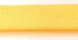 Лента для бейджей 11мм с карабином желтая